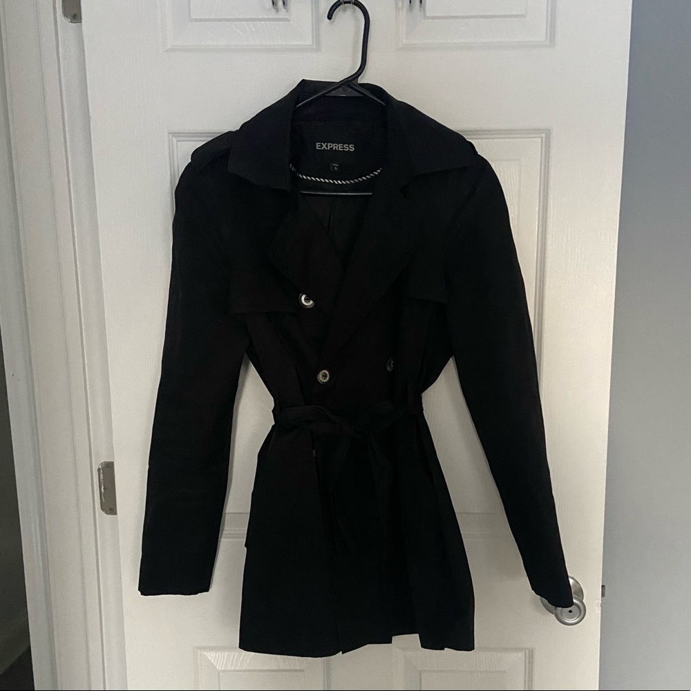 Black Express Trench Coat